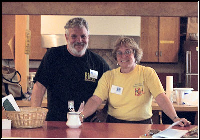 Photo of Chuck Scheffreen and Carol Thompson.