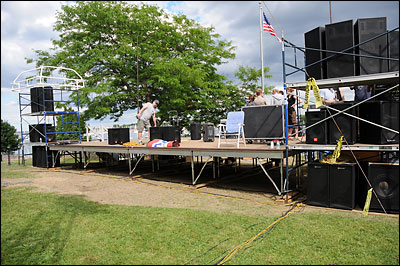 Crocker Park stage.