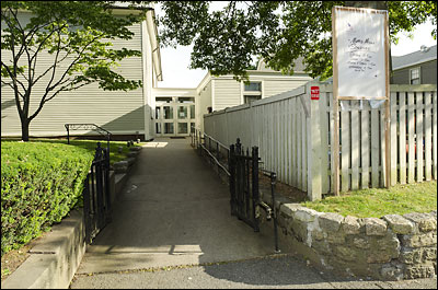 St. Michael's Church viewed from Pleasant Street.