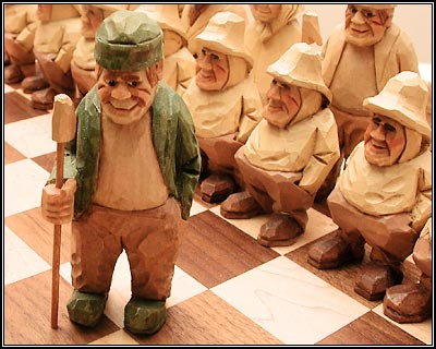 Woodcarvings by Vob Sinclair.