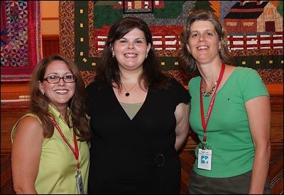 Ariel McKenney with Tammy Nohelty and Maggie Smist.