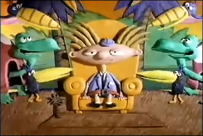 Scene from "Arnold Rides a Chair".