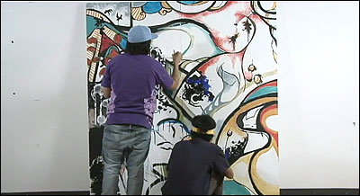 Scene from "Keoun and Russel".