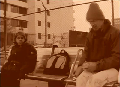 Scene from "Fernando's First Snow".