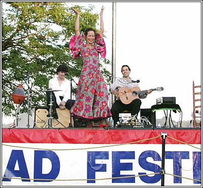 Photo of the Steven Spungin Flamenco Group.