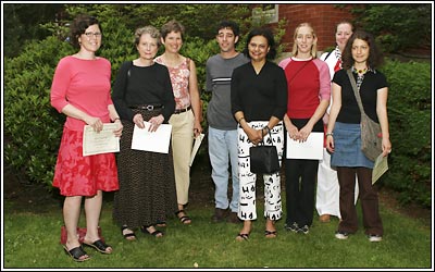 Photo of Printmaking 2004 winners.