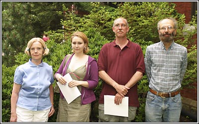 Photo of Sculpture 2004 winners.