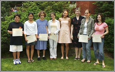 Awards Night photo of Student Artists.