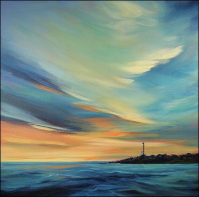 "Seaacape," by Elaine Caliri Daly.