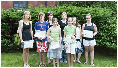 Student Art award recipients.