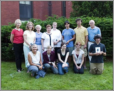 Writers' World award recipients.