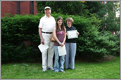 Award recipients in Drawing.