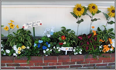 "A Knitted Garden," by A Yarn Over Marblehead.