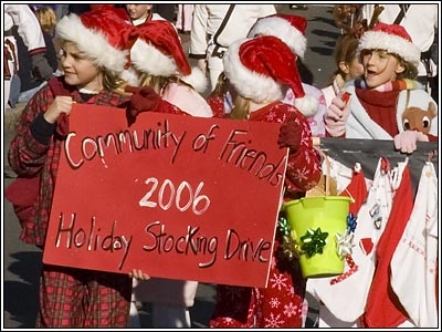 Community of Friends, Christmas Walk Parade.