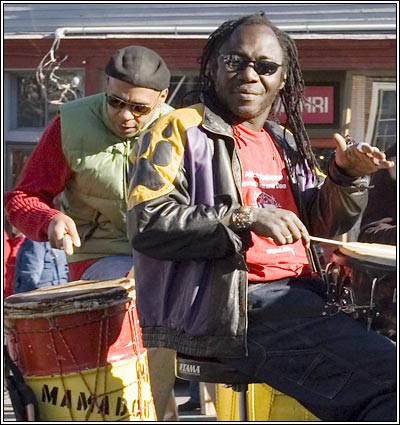 Mamadou, Christmas Walk Parade.