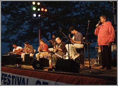 The "Be-Bop" Guitars at Crocker Park.