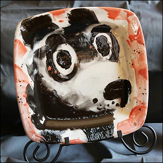 Art Auction plate created by Tammy Smith.