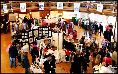 Artisans' Marketplace during Festival 2002.