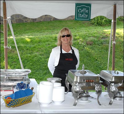 Caffé Italia at the 2008 Champagne Reception.