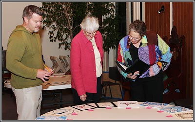 Logo Contest judging.