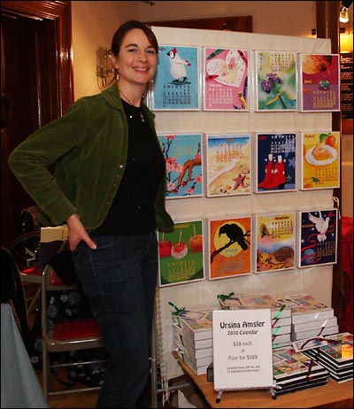 Ursina Amsler at 2009 Artisans' Holiday Marketplace.
