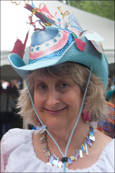 Hat contestant Holly Aloha Jaynes.