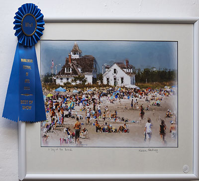 "A Day at the Beach" by Karen Hosking.