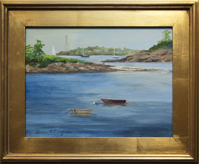 "Navigating the Island (from Barnegat Marblehead)" by Susan K. Burgess.