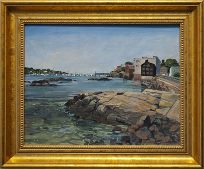 "Marblehead Harbor from Fort Sewall" by Nicholas Read.