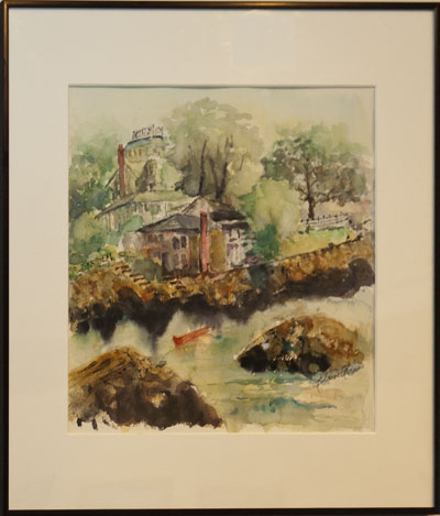 "Nearing Fort Sewall" by Elaine Abrams.