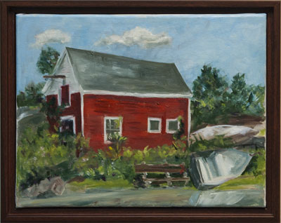 "Redd's Boathouse" by Barbara Naesar.