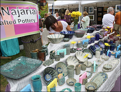 Artisans' Marketplace during Festival 2006.