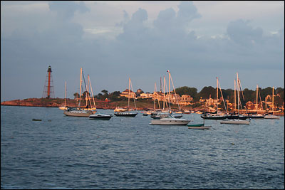 Marblehead Harbor viewed from Fort Sewall.