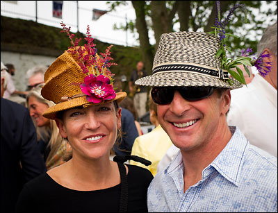 Hat contestants at the Champagne & Culinary Arts Reception.