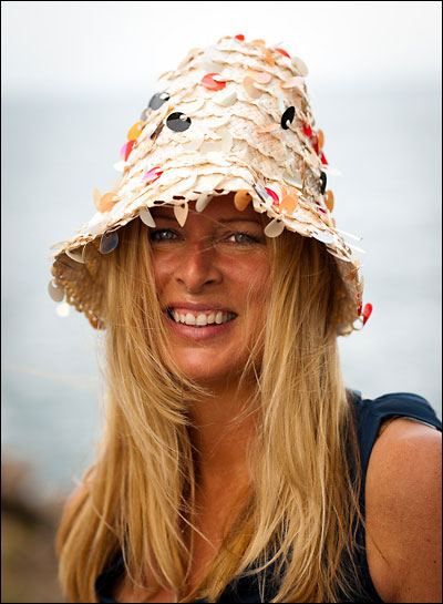Champagne & Culinary Arts Reception Hat Contestant.