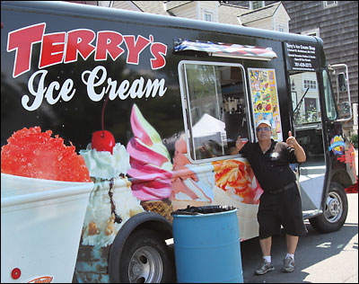 Terry's Ice Cream at Street Festival.