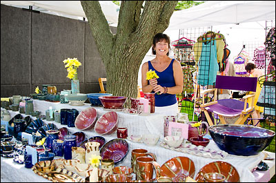 Artisans' Marketplace during Festival 2006.