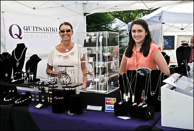 Kiki Taron Kinney at 2011 Artisans' Marketplace.